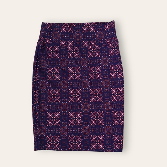 LulaRoe geometric print pencil skirt - Picture 1 of 4